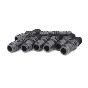 Conector de Manguera de Polipropileno Negro de 16 mm para Riego por Goteo, Adaptador para Línea de Suministro de Agua para Agricultura, Granjas, Jardines y Céspedes - Product Image 2
