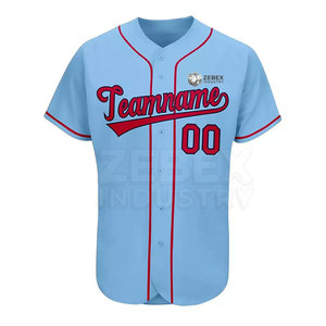 Nouvelle conception, couleur personnalisée, uniforme de baseball respirant en polyester, selon la demande du client, en vente - Product Image 4