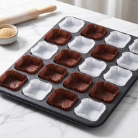 Gobelets à gâteau en papier jetables imprimés sur mesure, doublures de cuisson pour cupcakes, muffins et desserts