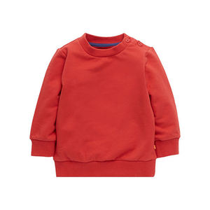 Sweat-shirt à col rond tricoté décontracté de haute qualité pour enfants, avec empiècements côtelés contrastants, pour filles et garçons - Product Image 5