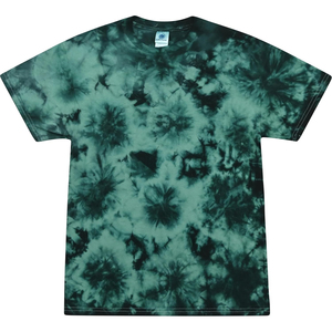 T-shirt Tie-Dye Homme Tendance Coupe Ample Manches Courtes Motif Spirale Audacieux Style Créatif - Product Image 1