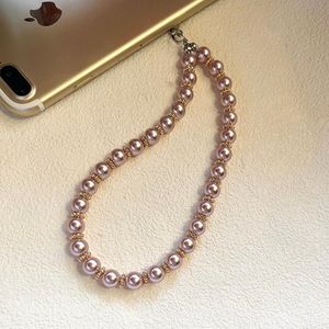 Correa de Perlas de Lujo con Cuentas, Elegante y Glamurosa, Estética Suave, Cuentas de Perlas Rosas, Accesorio Chic con Cuentas, Encanto Femenino - Product Image 6
