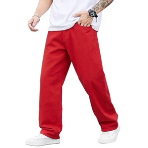 High Quality Factory Direct Men's Casual Outdoor Slim Fit Stretch Straight Sports Pants Plain Dyed Flat Anti-Wrinkle - Product Image 1