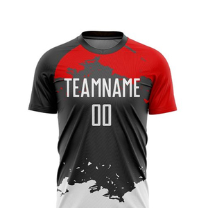 Ensemble de maillots de foot personnalisés de haute qualité, impression logo, séchage rapide, pour hommes et femmes, vêtements de sport, matière polyester, uniforme de foot. - Product Image 4