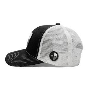 Gorras Trucker con Parche de Goma con Logotipo Multicolor, Gorras de Malla con Parte Trasera de Algodón y Poliéster para Hombre, Ropa de Trabajo, Fábrica de Vietnam - Product Image 4