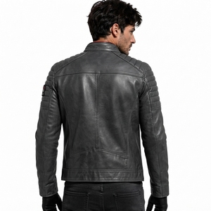 Men Leather Jacket Genuine Leather <b>Coat</b> Soft Comfortable Material Durable Outerwear Classic Fashion Design For Outdoor - Product Image 6