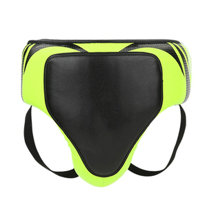 Protège-entrejambe confortable en cuir PU et cuir de vachette de haute qualité pour l'entraînement de Muay Thai, de boxe et de karaté - Protection durable - Product Image 1