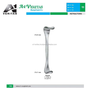 Retractor Goelet de Acero Inoxidable, Instrumento Quirúrgico de Doble Extremo para Cirugía Maxilofacial |   Kit de sutura, instrumento médico - Product Image 3