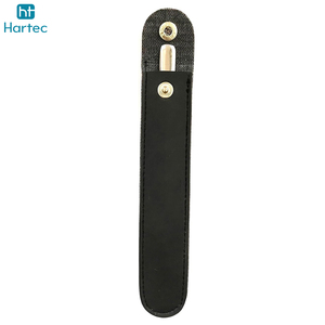 Pousse-cuticules et grattoir à ongles professionnels faits à la main, antidérapants, faciles à utiliser, durables, en acier inoxydable, avec étui de protection en cuir - Product Image 4