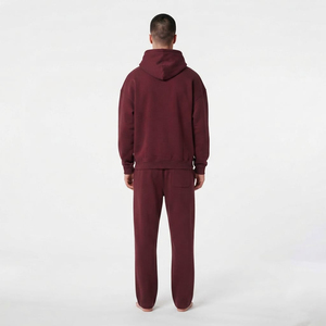 Ensemble de survêtement pour homme Hawk Eye Sports, couleur ardoise, avec sweat à capuche zippé et pantalon de survêtement, en coton respirant, coupe oversize - Product Image 4