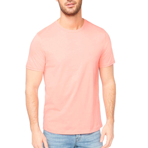 Men's Heavy Worsted Cotton T-Shirt Custom Design 100% Knitted Cotton Short Sleeves Loose Fit Silk <b>Screen</b> Printed O-Neck Formal - Product Image 1