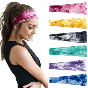 Fashion Hair <b>Accessories</b> Cute Oxford Rip-Stop Unisex Metal Punk Style Four Seasons Head Band Sports Fitness Sublimation Design - Product Image 5