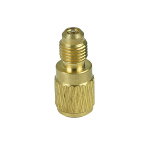 Adaptateur en laiton 1/4 SAE mâle vers 5/16 SAE femelle pour outils de climatisation automobile (anglais) - Product Image 1