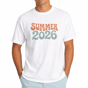 เสื้อยืดคอกลมแขนสั้นผ้าคอตตอนทรงปกติสำหรับผู้ชาย รุ่นซัมเมอร์ 2026 ผ้าถักเนื้อแน่น ระบายอากาศได้ดี แห้งเร็ว สีสันปรับแต่งได้ - Product Image 1