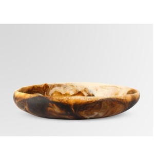 Tazones Redondos Grandes de Resina Ecológicos y Modernos para Frutas y Ensaladas, Tazones para Servir Hechos a Mano de Alta Calidad en Varios Colores - Product Image 2