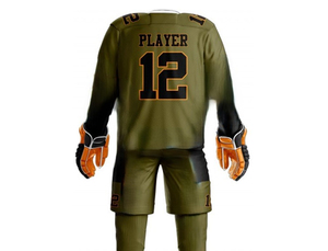 Tenue de hockey sur glace de haute qualité à prix abordable, ensemble d'entraînement pour équipe, vente chaude, prix d'usine, modèle vierge - Product Image 2