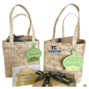 Elegant Decorative BAMBOO <b>BASKETS</b> <b>for</b> Retail Functional Handmade BAMBOO <b>BASKETS</b> <b>FOR</b> EID Holiday <b>Hampers</b> and Festive Storage - Product Image 1