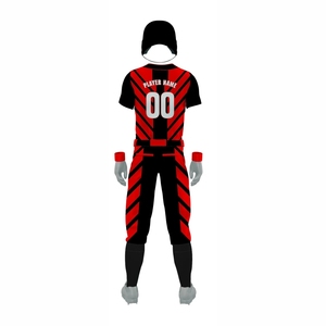 กางเกงเบสบอลแบบมีคอเฮนลีย์ ตัดเย็บตามสั่ง เนื้อผ้าโพลีเอสเตอร์ 100% ระบายเหงื่อได้ดี ต้านเชื้อแบคทีเรีย ผลิตโดย OEM สำหรับทุกเพศ น้ำหนัก 300 กรัม - Product Image 3
