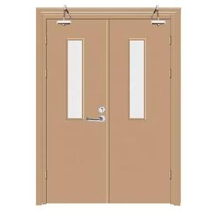 Puerta de madera resistente al fuego de la mejor calidad con núcleo sólido y a prueba de fuego para edificios industriales y públicos disponible para la venta - Product Image 3
