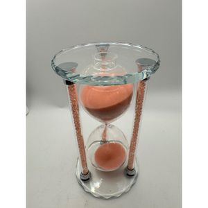 Wholesale Modern Crystal <b>Hourglass</b> Timer Diamond Carving Surface Eco-Friendly Durable Purple Home Office Desk Decor - Product Image 2