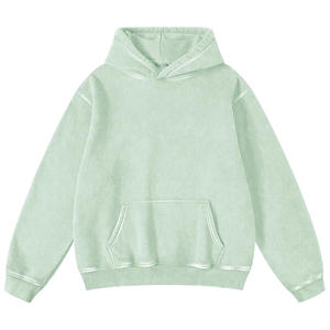 Sweat-shirt décontracté en coton premium, effet délavé, personnalisable, idéal pour l'impression de logo. - Product Image 1