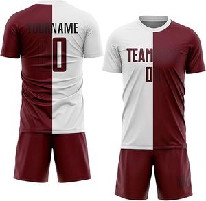 Conjunto de Uniforme de Fútbol Personalizado para Hombre Adulto, Sublimado, Transpirable, de Manga Corta - Product Image 1
