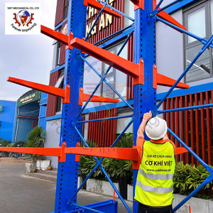 Double Sided Cantilever <b>Rack</b> Metal Warehouse <b>Shelving</b> Heavy Duty Cantilever Racking System - Product Image 1
