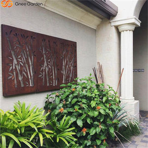 Écran de décoration de jardin en acier personnalisé en gros, écologique, imperméable, motif design, panneau créatif, découpe au laser en extérieur - Product Image 6