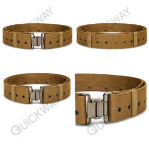 เข็มขัดผ้าใบปรับได้พร้อมหัวเข็มขัดโลหะแบบปลดเร็ว สายรัดเอวสำหรับงานหนักสำหรับใช้งานกลางแจ้ง - Product Image 6