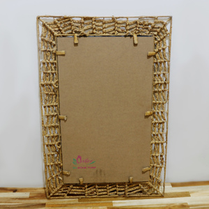 Panier de rangement tressé artisanal en jacinthe d'eau, fabriqué à la main, Artex Dong Thap Factory, artisanat vietnamien, modèle SD1849A-1NA - Product Image 2