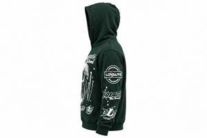Sudadera con Capucha Unisex de Forro Polar, Diseño Gráfico de Calavera Oscura, Estilo Urbano, con Bolsillos, Transpirable, para Otoño e Invierno - Product Image 3