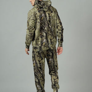 Lightweight Comfortable High Quality Men's <b>camouflage</b> Solid Pattern Tracksuit Set Winter Collection Training Wear Customization - Product Image 3