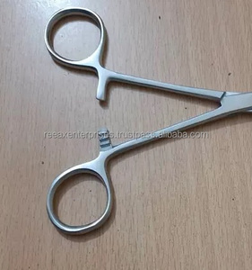 คีมหนีบหลอดเลือดโคเชอร์แบบโค้ง ทำจากเหล็กกล้าไร้สนิม ขนาด 6 นิ้ว อุปกรณ์ผ่าตัดทั่วไป - Product Image 4