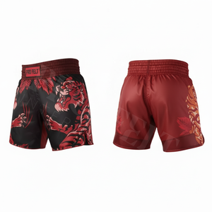 Shorts de compression haute résistance, design personnalisé, pour entraînement MMA, course à pied, séchage rapide, respirants, en polyester et élasthanne. - Product Image 3