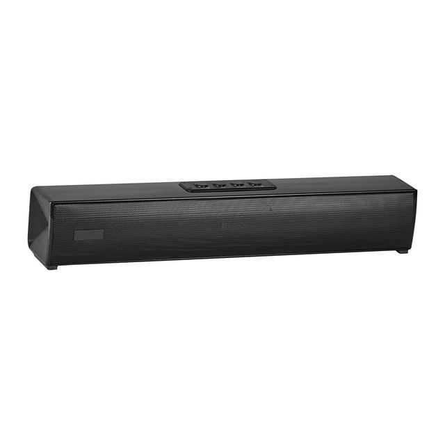 Smart TV 2.0 Channel 17 Inch Plastic Soundbar for Aux Connection 80W Surround Sound System Easy Setup Remote