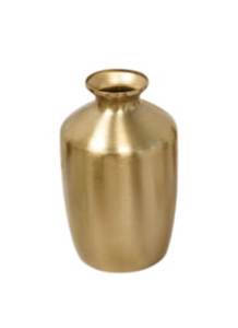 Modern Handmade Customizable Aluminum Tabletop <b>Vase</b> <b>Gold</b> Tone Decorative Metal <b>Vase</b> - Product Image 3