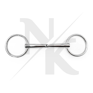 Bocados para Caballos Personalizados de Acero Inoxidable con Anillo Suelto, Bocado de Competición Premium para Equitación, Brida de Una Sola Articulación - Product Image 2