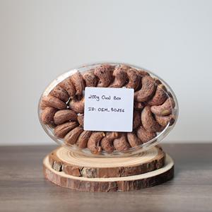 Export Premium Quality 200g Vietnam Factory Customizable Grade ISO Certified Cashew <b>Nuts</b> with Clear Oval Box Wholesale - Product Image 2