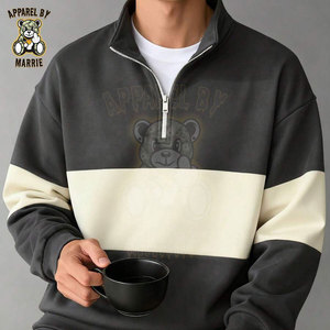 Sudadera Personalizada Premium con Cierre de Cremallera, Estilo Urbano para Hombre, Mezcla de Poliéster/Algodón, Corte Regular, Cuello Camisero, Marca Privada OEM - Product Image 4