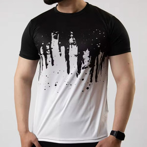 เสื้อยืดคอกลมสตรีทแวร์แบบซับลิเมชั่น ออกแบบโลโก้ของคุณเอง เย็บอย่างทนทาน สำหรับผู้ใหญ่ - Product Image 1