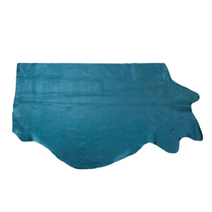 Genuine Pebble Grain Teal <b>Leather</b> Material For Handcrafted Purses Wallets Watchbands Shoes And Book Binding Applications - Product Image 4