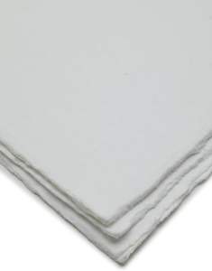 Handmade Recycle Cotton Deckle Edge <b>Paper</b> Sheets For <b>Painting</b> Sketching Water coloring - Product Image 6