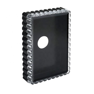 Boîte en plastique pour cartes à jouer Bridge avec fond noir (PS) - Product Image 2