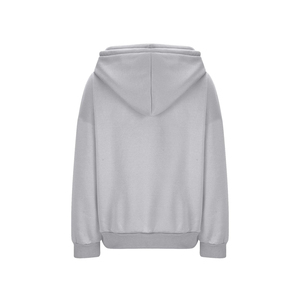 Sudadera con Capucha Unisex de Color Sólido, Tejido de Algodón Francés, Estilo Casual para Otoño, Corte Holgado, Largo Regular - Product Image 3
