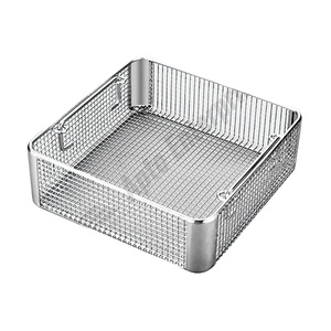 Premium Surgical Grade Wire <b>Mesh</b> Sterilization <b>Basket</b> German Stainless Steel <b>Mesh</b> Tray Surgical Instruments Medic Instrument - Product Image 1