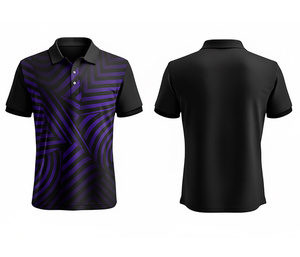 Polyester Sublimation Polo Shirt – Lightweight & Breathable Design for Men Women Youth Quick-Dry Dry-Fit Active Polo - Product Image 2