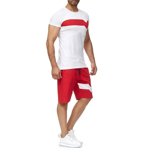 Conjunto de Pantalones Cortos Casuales de Verano para Hombre, Talla Grande, Transpirables, de Poliéster/Algodón, Estilo Urbano, de Secado Rápido, con Mangas Cortas - Product Image 4