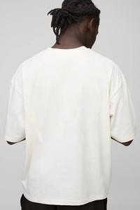 T-shirt Hip-Hop Homme Col Rond Coupe Ample 100% Coton Personnalisé Streetwear Imprimé Numérique Anti-Plis pour l'Été - Product Image 2