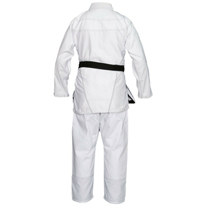 ชุดยูโด AGSH INTL BJJ คิโมโน ผ้าฝ้าย 100% สำหรับผู้ใหญ่ ตัดเย็บตามสั่ง ทนทาน น้ำหนักเบา 440 กรัม สีดำล้วน สำหรับศิลปะการต่อสู้แบบผสมผสาน - Product Image 1