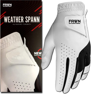 Gants de sport unisexes Fawn International en cuir Cabretta souple et respirant, couleurs et logo personnalisés, fermeture auto-agrippante antidérapante - Product Image 1